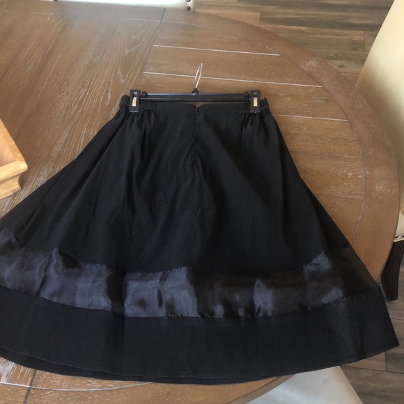 Wendy Williams Black Taffeta Skirt - Picture 2 of 2
